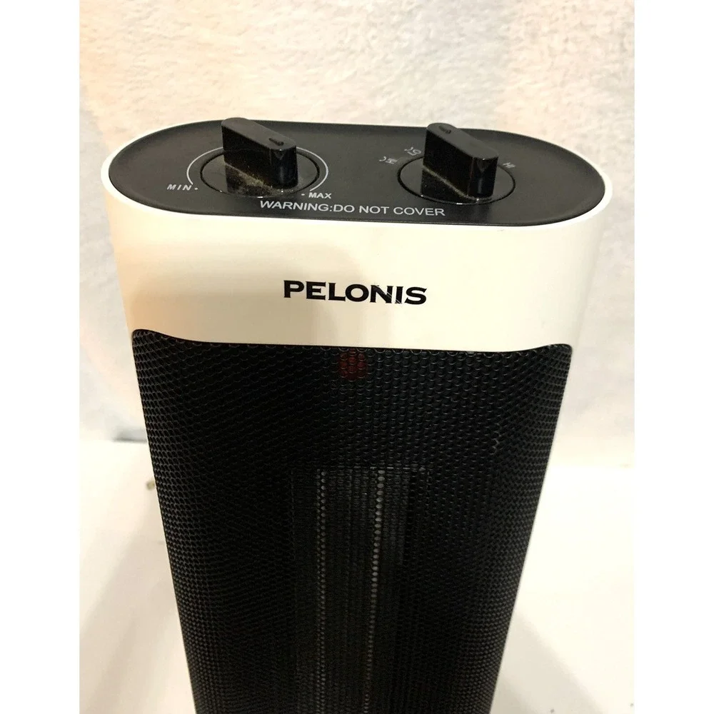Pelonis PH-19J 1500W Leaning Ceramic Tower Heater - White